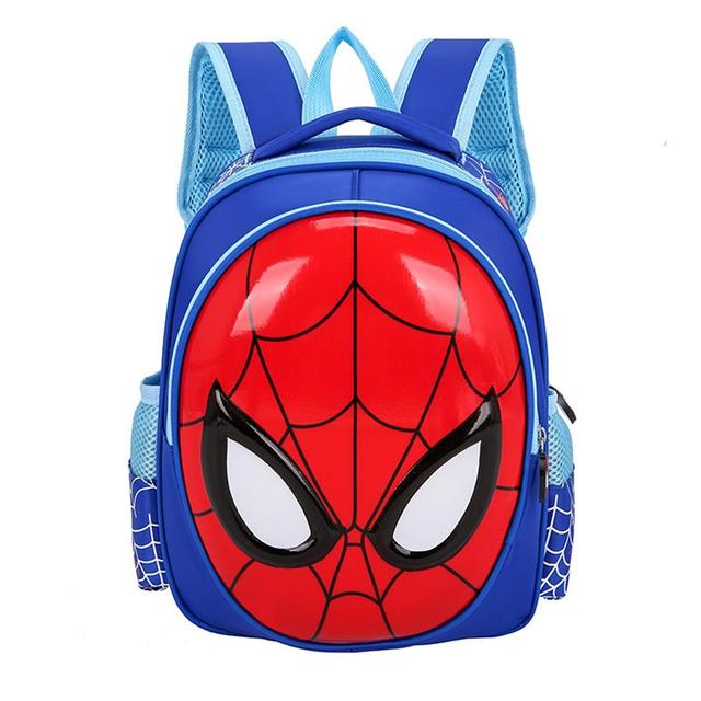 3D Superhero Kids School Backpack