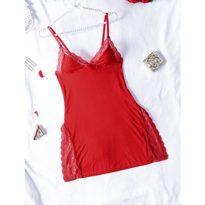 Women's Lace-Trim Nightdress