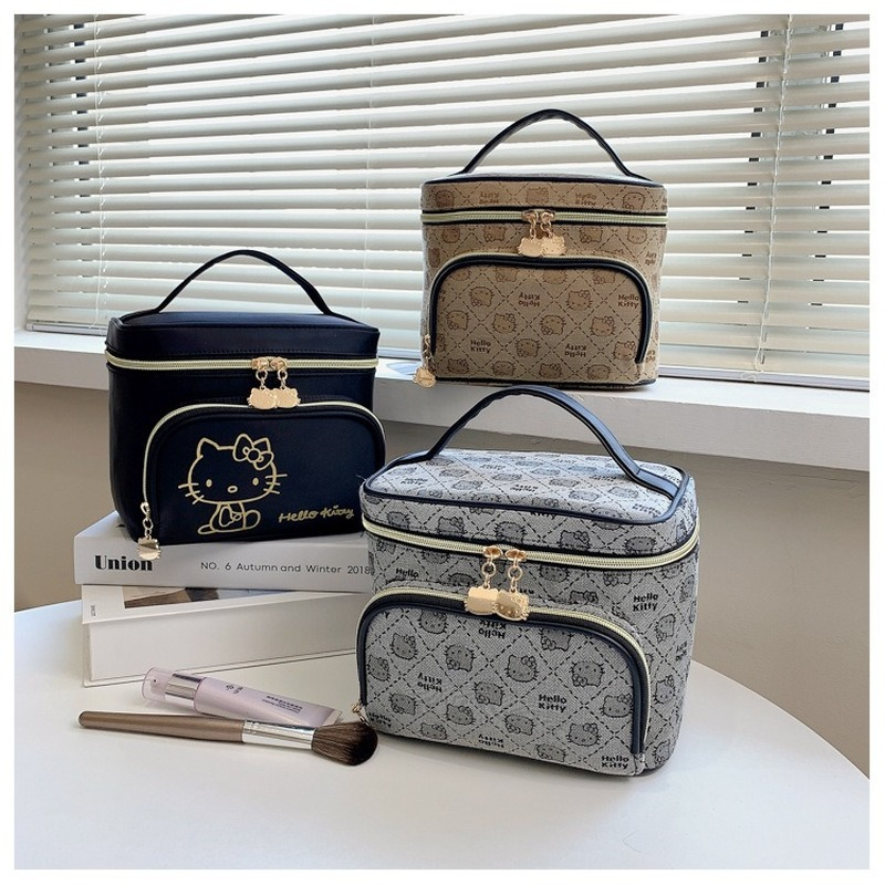 Character-Print Travel Makeup Bag
