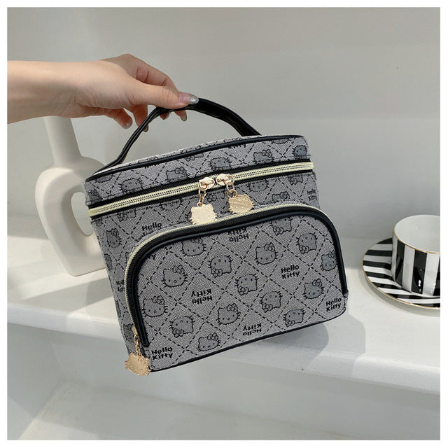 Character-Print Travel Makeup Bag