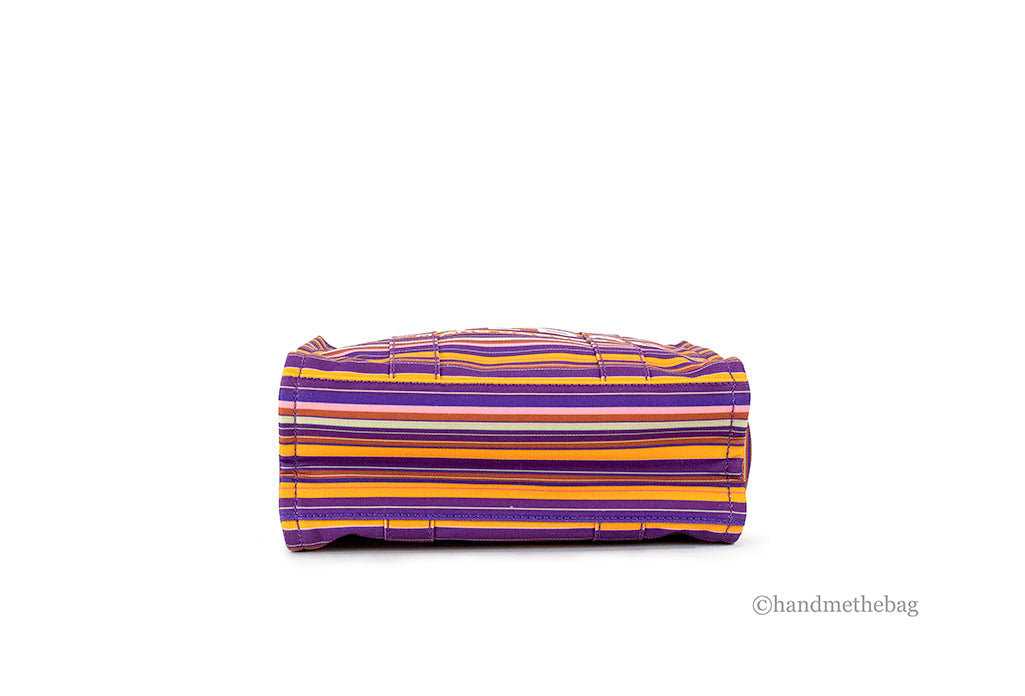 Striped Traveler Tote Bag