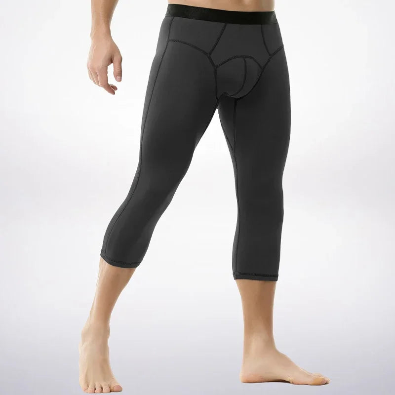 Men's leggings for autumn and winter are thin, tight, and suede pants. Add fat and size to wear thermal underwear inside