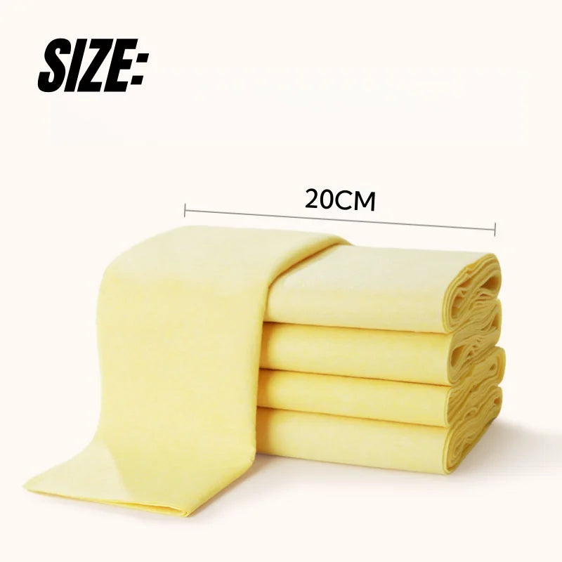 15meters Reusable Thick Dishwashing Cloth for Kitchen, Oil-Removal & Non-Shedding Cleaning Cloths Loofah Dish Cloth