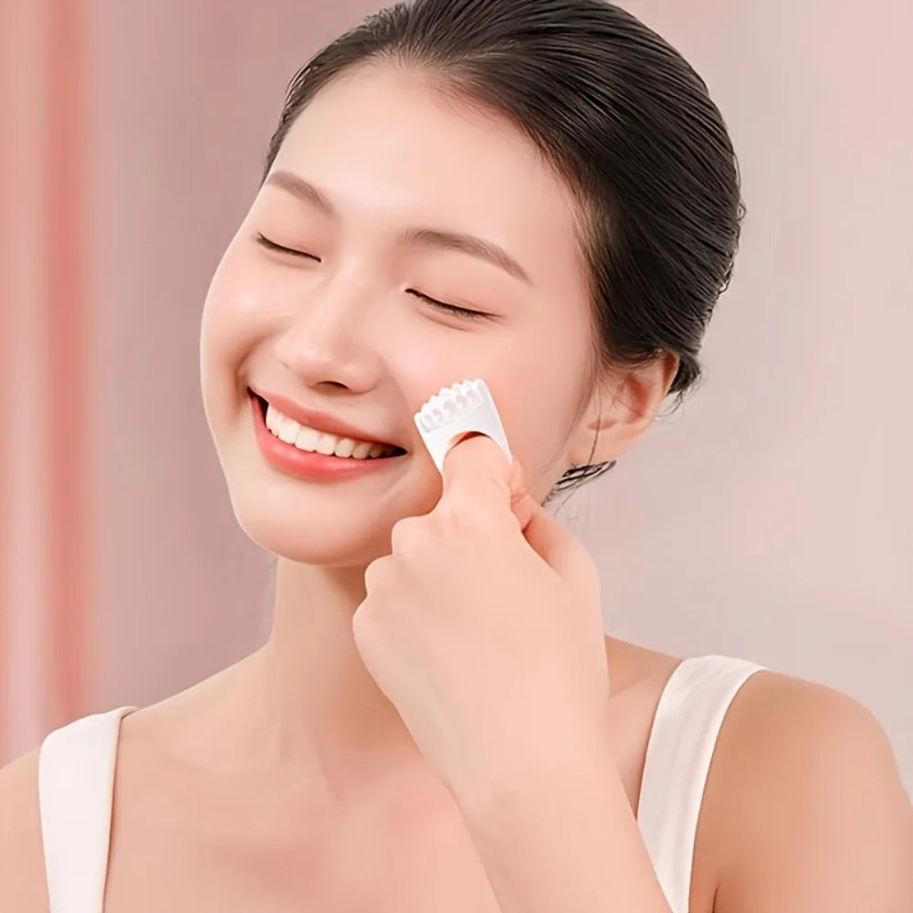 Facial Massage Roller, Portable Textured Roller Massager for Face Neck Skin Relaxation,Small Handheld Facial Massage Tool