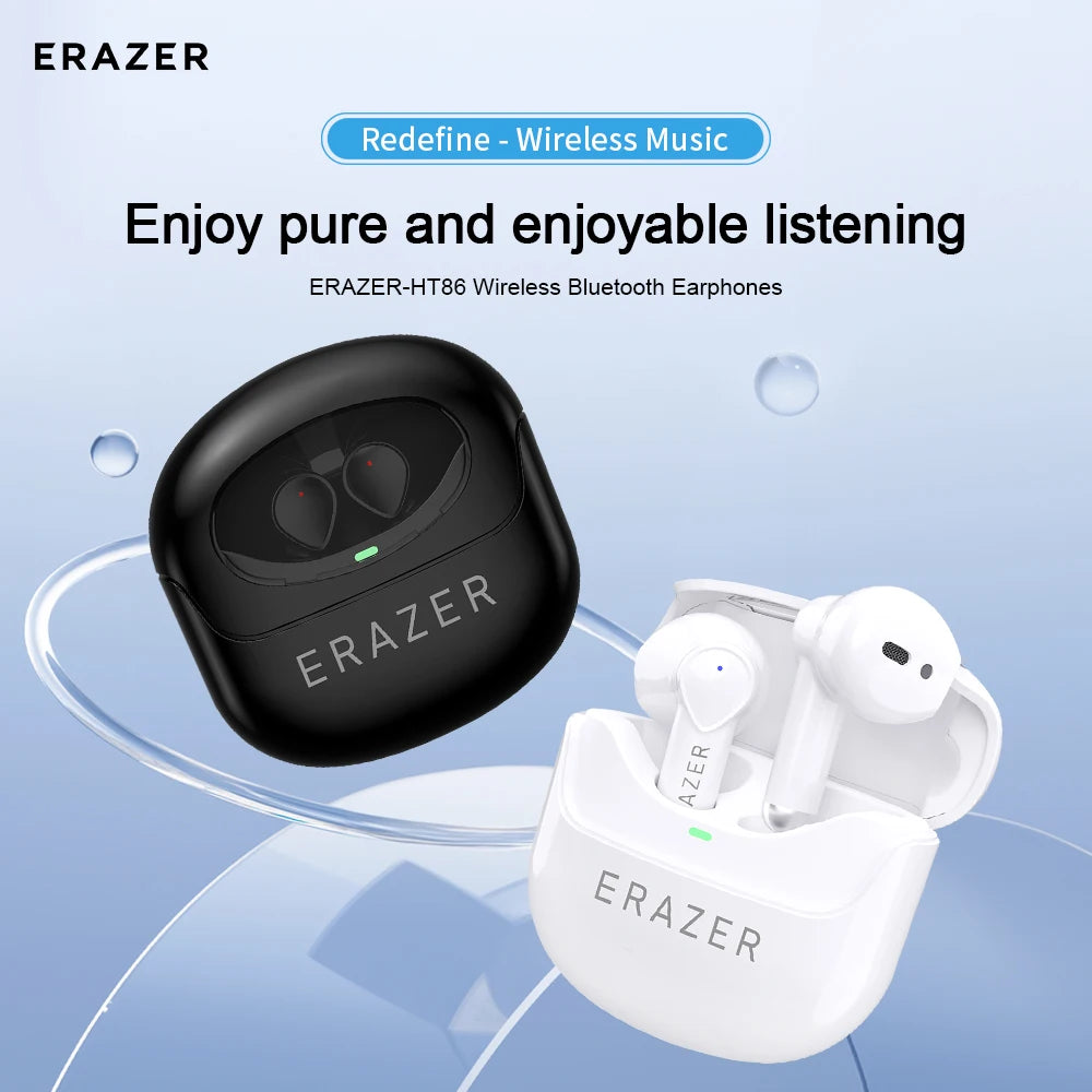 Lenovo Bluetooth Wireless Earphones HT86 Intelligent Call Noise Reduction Earbuds Ultra Long Endurance HIFI Sound Headphones