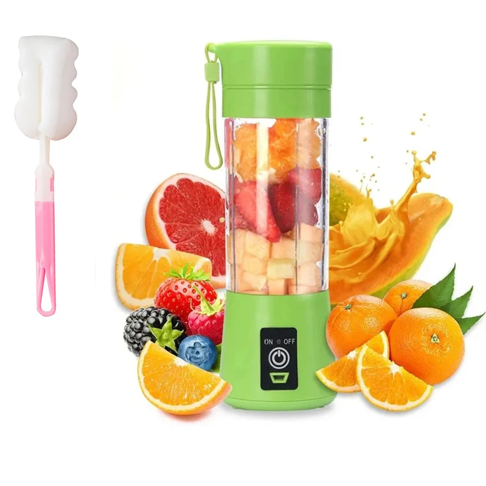 380ml Travel Portable Blender Electric USB Mini Juicer Blender For Shakes Smoothies Great for Mixing Lightweight Ffor Kitchen