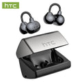 HTC Wireless Bluetooth Headphones With Microphone NE67 Earclip AI Translator Earphones  Sports Game Earbuds MP3 High Quality