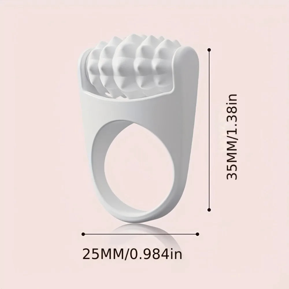 Facial Massage Roller, Portable Textured Roller Massager for Face Neck Skin Relaxation,Small Handheld Facial Massage Tool