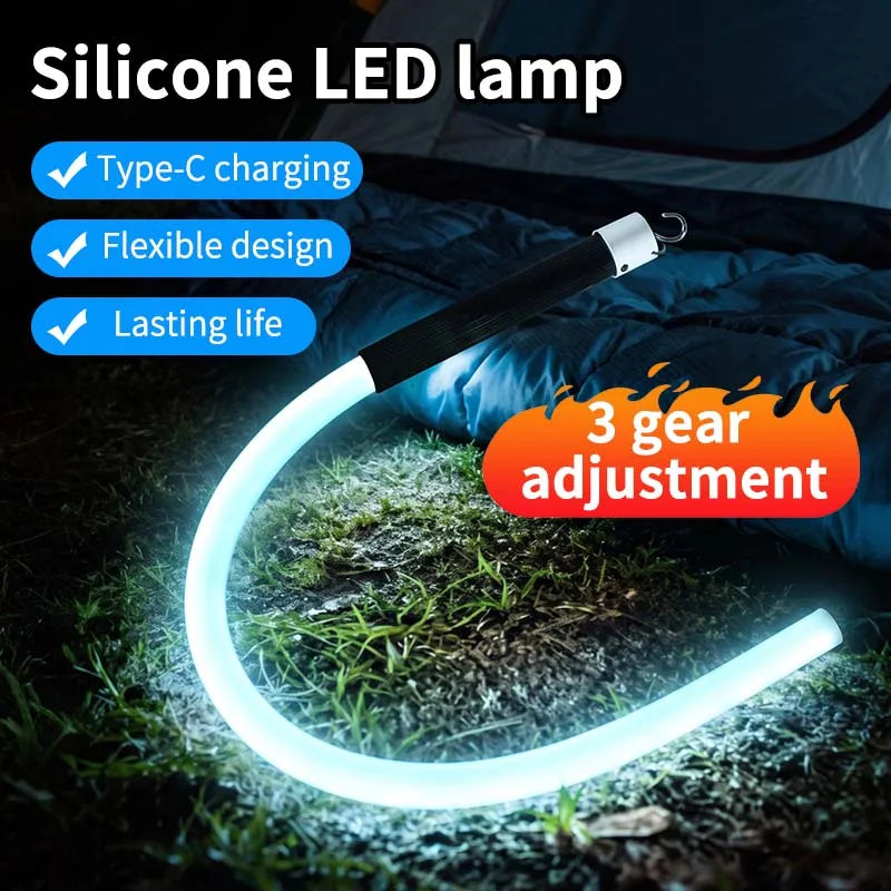 LED Light Strip Multifunctional Bendable Convenient High-power Maintenance Outdoor Flashlight Lighting Tool