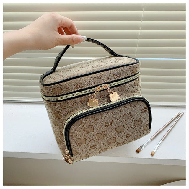 Character-Print Travel Makeup Bag