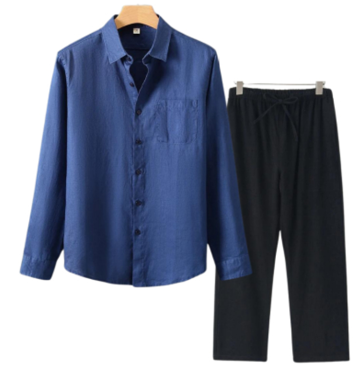 Men's Slim-Fit Solid-Color Suit