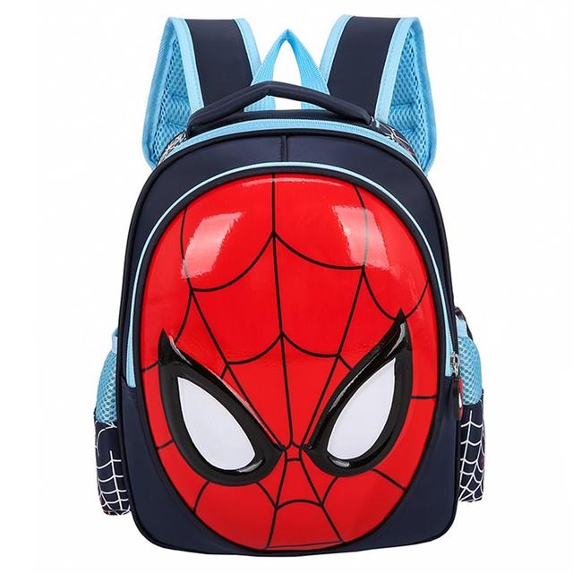 3D Superhero Kids School Backpack