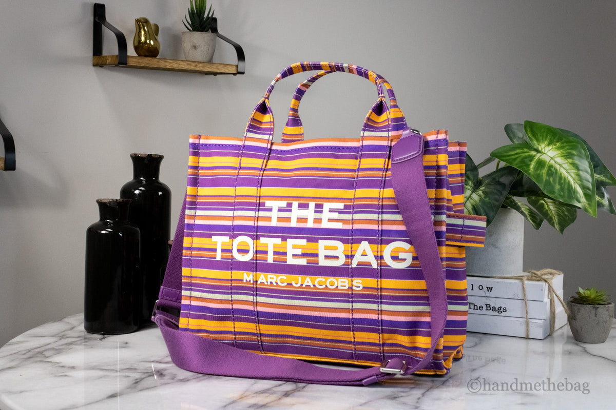 Striped Traveler Tote Bag