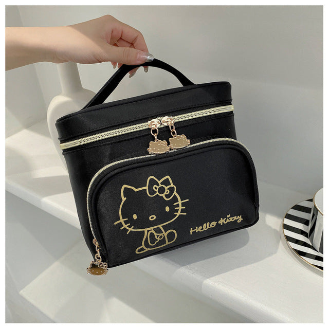 Character-Print Travel Makeup Bag