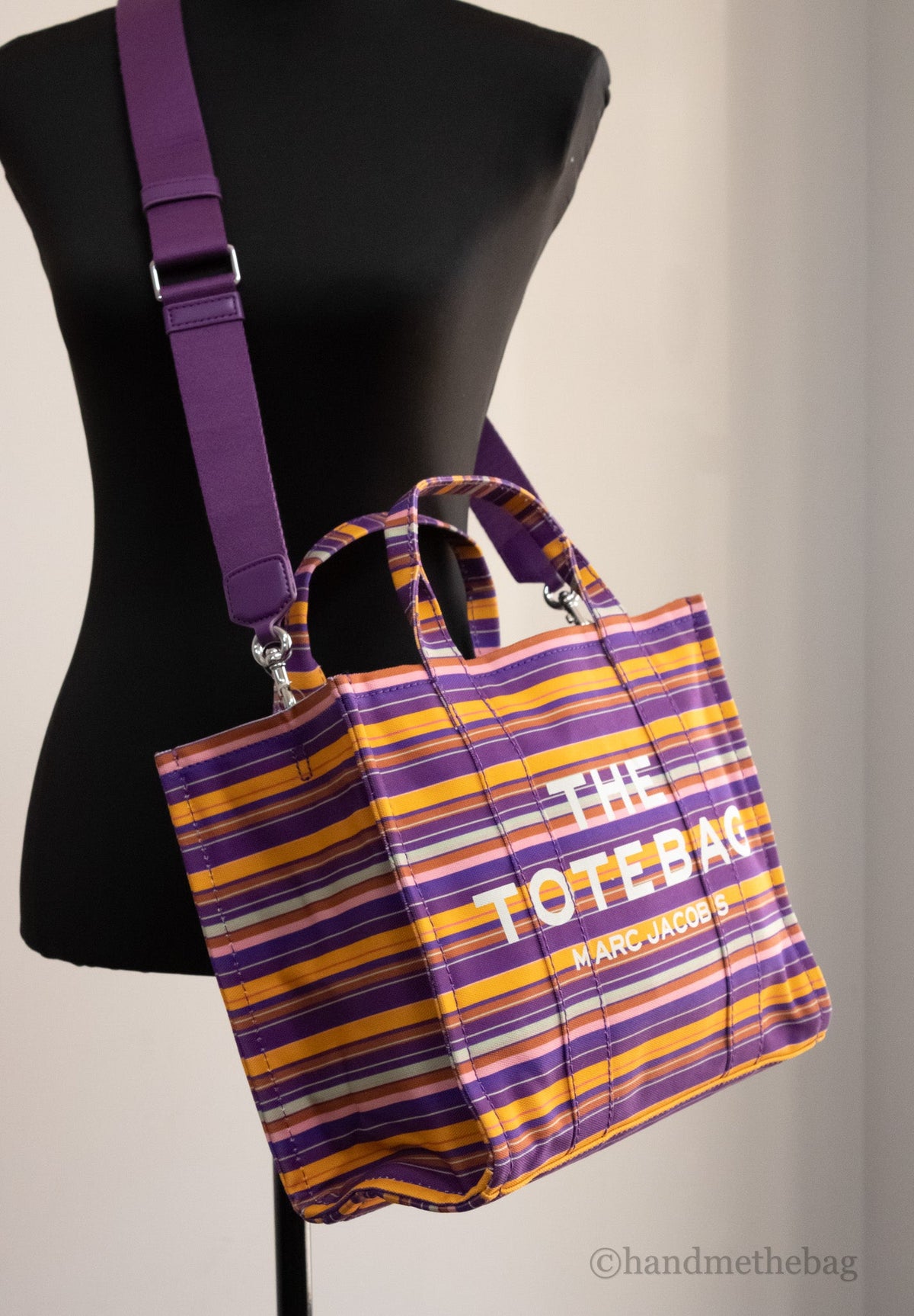 Striped Traveler Tote Bag