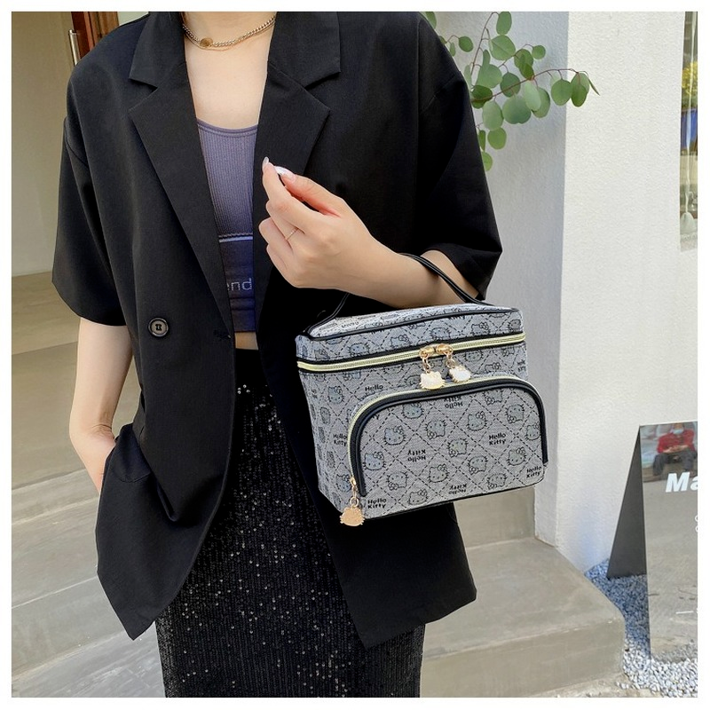Character-Print Travel Makeup Bag