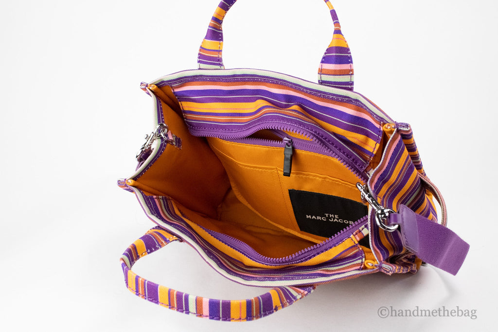 Striped Traveler Tote Bag