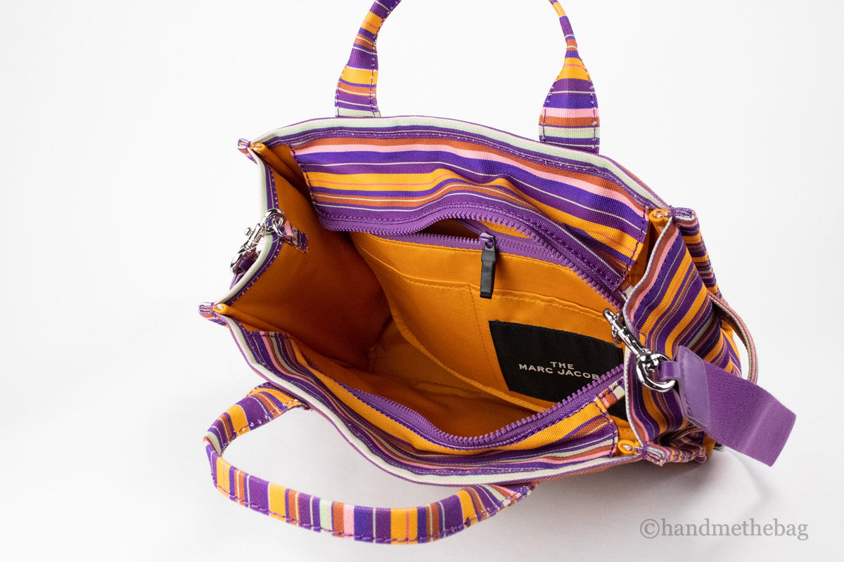 Striped Traveler Tote Bag