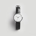 Elegant Black Leather Watch